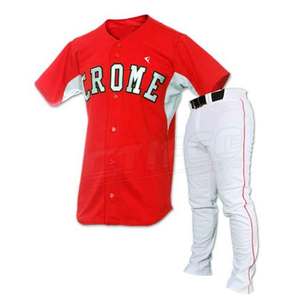 Uniforme de béisbol con logotipo personalizado de último diseño para hombre, conjunto de ropa deportiva transpirable, diseño de uniforme liso - Product Image 1