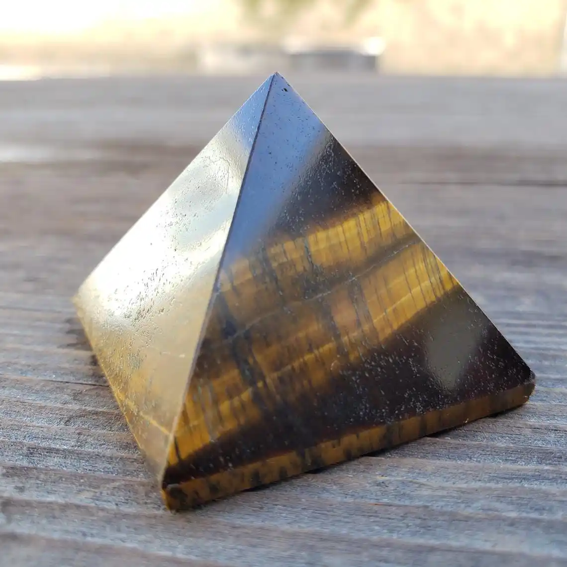 Atacado natural cristal quartzo pedra olho de tigre, pedra preciosa a granel, cura, pirâmide, para energia e meditação