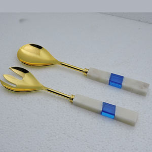 ที่ดีที่สุดของหินหินอ่อนและเรซินใสแบนและสแตนเลสสลัดเซิร์ฟเวอร์เครื่องครัว - Product Image 6