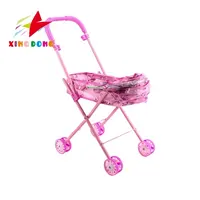 Kinderen Rollenspel Apparatuur Meisje Roze Goedkope Kinderwagen Mooie Babypop Wandelwagen Speelgoed