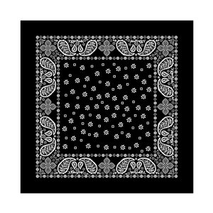 Pañuelo Bandana Floral Clásico, Popelina Transpirable, Ecológico, Personalizable, Estilo Étnico Indio, Todas las Temporadas, Unisex para Adultos - Product Image 1