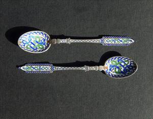 Cuillère de mariage en laiton faite à la main de haute qualité de l'Inde parfaite pour la vaisselle d'hôtel et l'ensemble de cuillères à couverts de vaisselle de dessert - Product Image 1