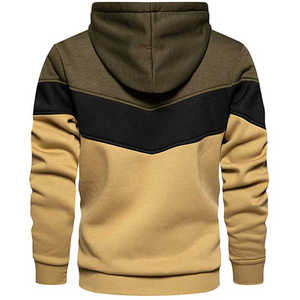 Sudadera con capucha 100% de algodón para hombre, ropa deportiva masculina con logotipo personalizado y diseños impresos, ropa de calle de gran tamaño, venta al por mayor - Product Image 2