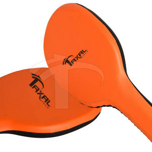 นวมชกมวยนวมหนังคุณภาพสูงและเป้าชกสำหรับฝึกซ้อมฝึกซ้อมคิกบ็อกซิ่ง - Product Image 6