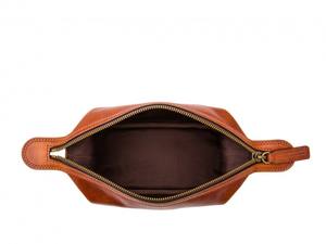 Classy Cosmetic Pouch Real Leather <b>Makeup</b> <b>Bag</b> - Product Image 2