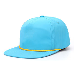 Casquettes Snapback personnalisées en gros avec logo uni, respirantes, confortables, unisexes, pour la plage - Product Image 3