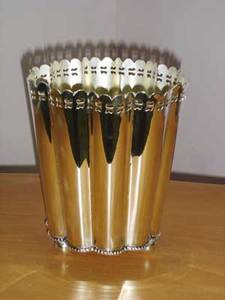 Premium Hot Shiny Polish Designer Embossed Flower Vase <b>Table</b> <b>Top</b> Vases Metal <b>Mirror</b> Polish Antique Designs Premium Colorful Home - Product Image 5