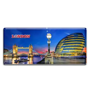 Mini Panoramic Epoxy Fridge Magnet with High Quality Printing