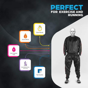 <b>Sauna</b> <b>Suit</b> Men and Women, Weight Loss Sweat <b>Suit</b> Jacket Pant Gym, Boxing Workout - Product Image 5