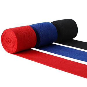 High Quality Custom 100% Cotton <b>Boxing</b> Hand Wraps Black Color for Training Practice Wholesale Supply - Product Image 2