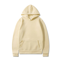 Sweat à capuche polaire personnalisé sérigraphié en gros, nouveau design hiver, 100 % coton, teint uni, anti-plis, pour homme