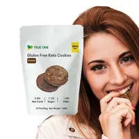 लस मुक्त बादाम आटा Keto ऊर्जा नाश्ता मक्खन चॉकलेट कुकीज़ आहार उत्पाद कुकी बैग
