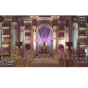 Decoración occidental de escenario para boda, decoración de escenario de boda india, ideal para recepción - Product Image 1