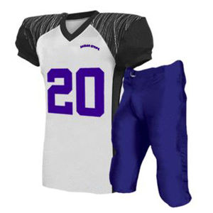 Uniforme de football américain en polyester 100% personnalisé en gros pour garçons, vêtements de football américain de qualité unique grande taille - Product Image 1