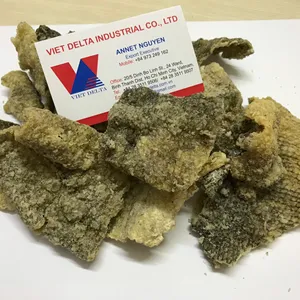 CRISPY SALTED EGG SALMON AND BASA FISH SKIN SEAFOOD SNACK / Mr. Kevin 84 968311314