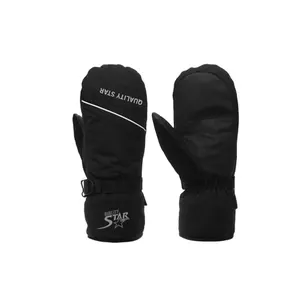 Guantes de esquí para invierno, de cuero y nailon, ligeros y personalizados, para patinaje sobre hielo, 100%, venta al por mayor - Product Image 1