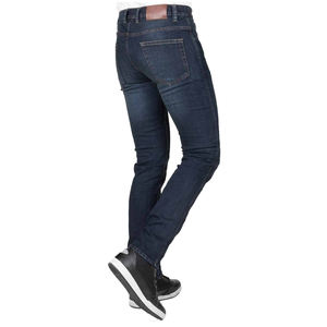 Pantalones vaqueros de carreras para hombre, ropa deportiva de invierno de alta calidad, bajos en enzimas, lavados, lisos, estilo arrugado, transpirables y personalizados - Product Image 6