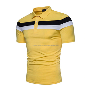 Camiseta 100% de algodón para hombre, polo personalizado con logotipo OEM, 12 colores, alta calidad - Product Image 3