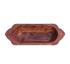 Customized Vintage Dough Bowl Serving <b>Tray</b> Eco-Friendly Commercial Mango Wood Best Quality for Food Use or Home Presents - Product Image 1