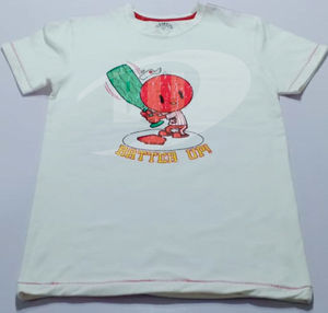 Camiseta con Estampado Gráfico para Hombre, Algodón Premium, Diseño de Cara Sonriente, Cuello Redondo, Estilo Casual Urbano, para Pedidos al por Mayor - Product Image 5