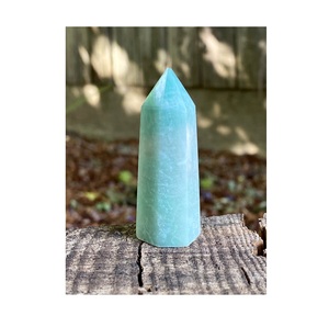 หอคอยอเมซอนโอเบลิสก์หินอัญมณีคริสตัลบำบัดกึ่งมีค่างานฝีมือสำหรับขายส่งในราคาส่งออก - Product Image 3