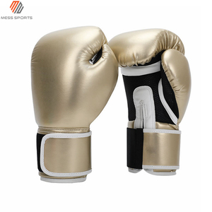 Green Leather Boxing <b>Gloves</b> Lace-<b>up</b> Breathable Adult Training Gear - Product Image 5
