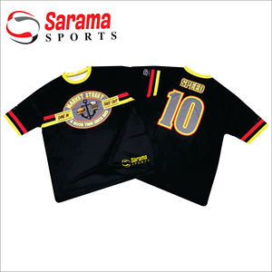 Camisetas de softbol personalizadas de alta calidad para hombres Fábrica-Mangas cortas transpirables frescas Logotipo propio Tallas grandes Adultos Animal único - Product Image 1