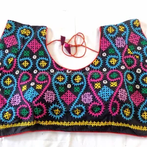 Indian Rabari kutch embroidery blouse-wholesale Gujarati hand embroidery readymade blouse