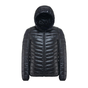2024 Customized Logo Print Winter <b>Duck</b> Coat Puffer Jacket Windproof Eco-Friendly Breathable OEM Service for Men - Product Image 1