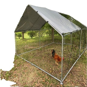 Düğme kapatma ile büyük nefes demir tavuk Coop Walk-In kanatlı kafes hayvan desen ev tasarımı - Product Image 2