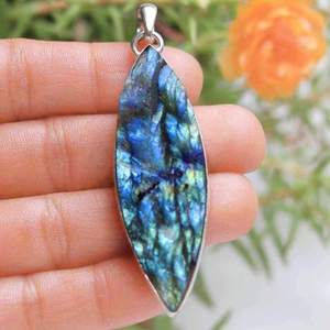 Womens 925 Sterling <b>Silver</b> Long bar Pendant 18" Link Red Agate <b>Beads</b> Loose Gemstone <b>Silver</b> 925 Men Pendant Moldavite Gemstone - Product Image 5