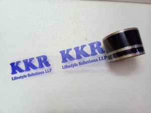 โลโก้ที่กำหนดเองพิมพ์เทปโปร่งใสพิมพ์ด้วยโลโก้ของคุณเองที่มีอยู่ในขนาด2นิ้ว, - Product Image 2