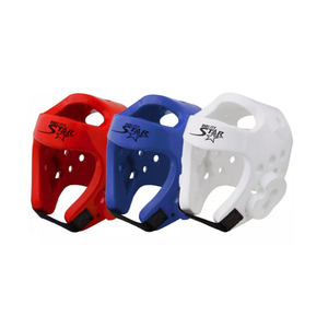 White Color Head Guards Cowhide Leather Made Boxing <b>Punching</b> Training Practice Wear Custom Logo Boxing Helmets - Product Image 4