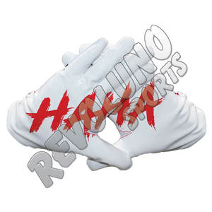 Gants de football américain en cuir synthétique personnalisés à carreaux équipe gants de football américain à paume collante de haute qualité unisexe - Product Image 2