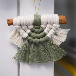 Decoración de macramé para árbol de Navidad, adornos de macramé colgantes de estilo bohemio para árbol de Navidad, novedad - Product Image 4