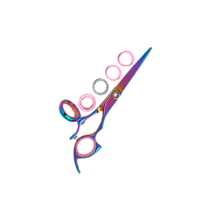 QNQ Último diseño de alta calidad Tijeras de peluquero Nueva llegada OEM Servicio de etiqueta privada Tijeras de peluquero de acero inoxidable - Product Image 3