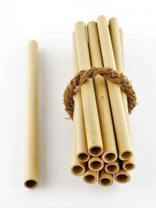 Pajitas desechables de bambú ecológicas hechas a mano de alta calidad reutilizables para fiestas directamente desde Vietnam - Product Image 3