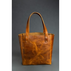 LW Femmes Grand Sac Avec Poches En Cuir Souple À Main Une Épaule Rétro Huile Cire Cuir Grande Capacité 20240 Tote Bag Femmes - Product Image 2