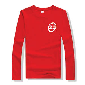 custom screen print your logo 100% cotton long sleeve t shirt - Product Image 5