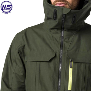 <b>Men's</b> Warm Soft Shell Jacket for Winter Breathable <b>Fleece</b> and Polyester Stand Collar Outdoor Wear - Product Image 4