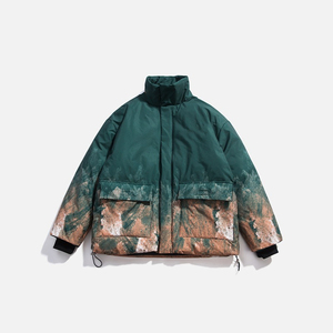 Customized Men's Long Sleeve Winter <b>Jacket</b> <b>Fleece</b> <b>Lined</b> with Stand Collar Full Zip Printed Design & Pocket OEM Service Available - Product Image 6