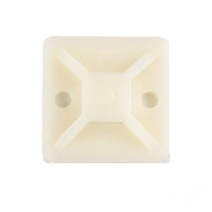 Mayorista Blanco 30x30mm 40x40mm Base Soporte de Bridas de Nailon Autoadhesivo Soportes de Bridas Gestión Efectiva de Cables - Product Image 2