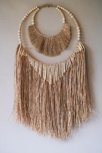 Décoration murale tissée en jonc de mer naturelle, décoration murale, style bohème, pour la maison - Product Image 4