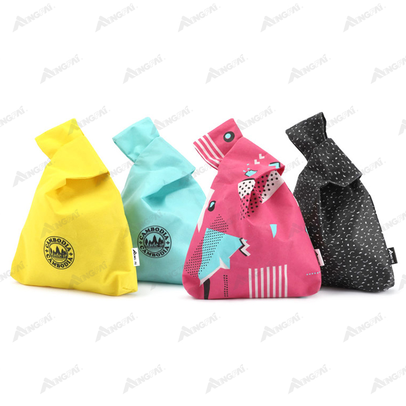 Non-woven bag made from Cambodian factory from PP raw material to finished products