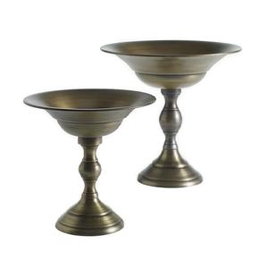 Conjunto de dos floreros de metal de primera calidad, soporte de flores de diseñador hecho a mano, tamaño personalizado, maceta de lujo - Product Image 3