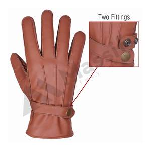 Guantes de vestir de cuero auténtico de alta calidad para hombre, guantes de invierno para conducir, cómodos y suaves para uso diario, esquí, trabajo diario - Product Image 3