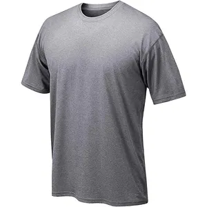 卸売一括カスタムプリントプロモーションメッシュ100% マイクロファイバーポリエステルジムTシャツ最高品質綿100% メンズTシャツ