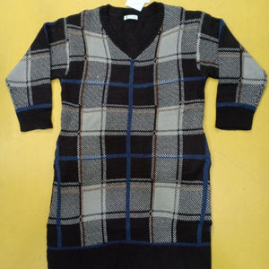 Lots de pulls en coton décontractés à manches longues et col en V pour femmes, de la marque Overrun Garments, en provenance du Bangladesh - Product Image 1