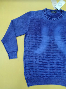 Bangladesh Stock Lots Branded Labels Mens Crew Neck Sweaters <b>Jumper</b> Slim Fit <b>Pullover</b> Long Sleeve Casual Cotton Anti-Wrinkle - Product Image 3