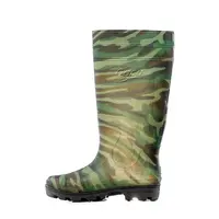 100% PVC Army Design Regens tiefel Modische kniehohe Stiefel Armee stiefel Bequem zum Gehen Geeignet für Frauen und Männer